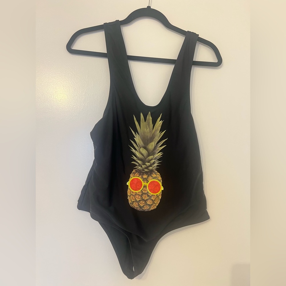 Beach Riot Pineapple One Piece Swim Suit